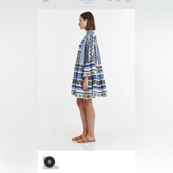 Devotion Twins Ella Mini Dress - Black/Blue - Size Small - NWT - Picture 4 of 16